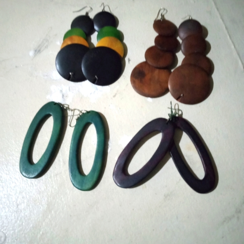 Wood Earrings